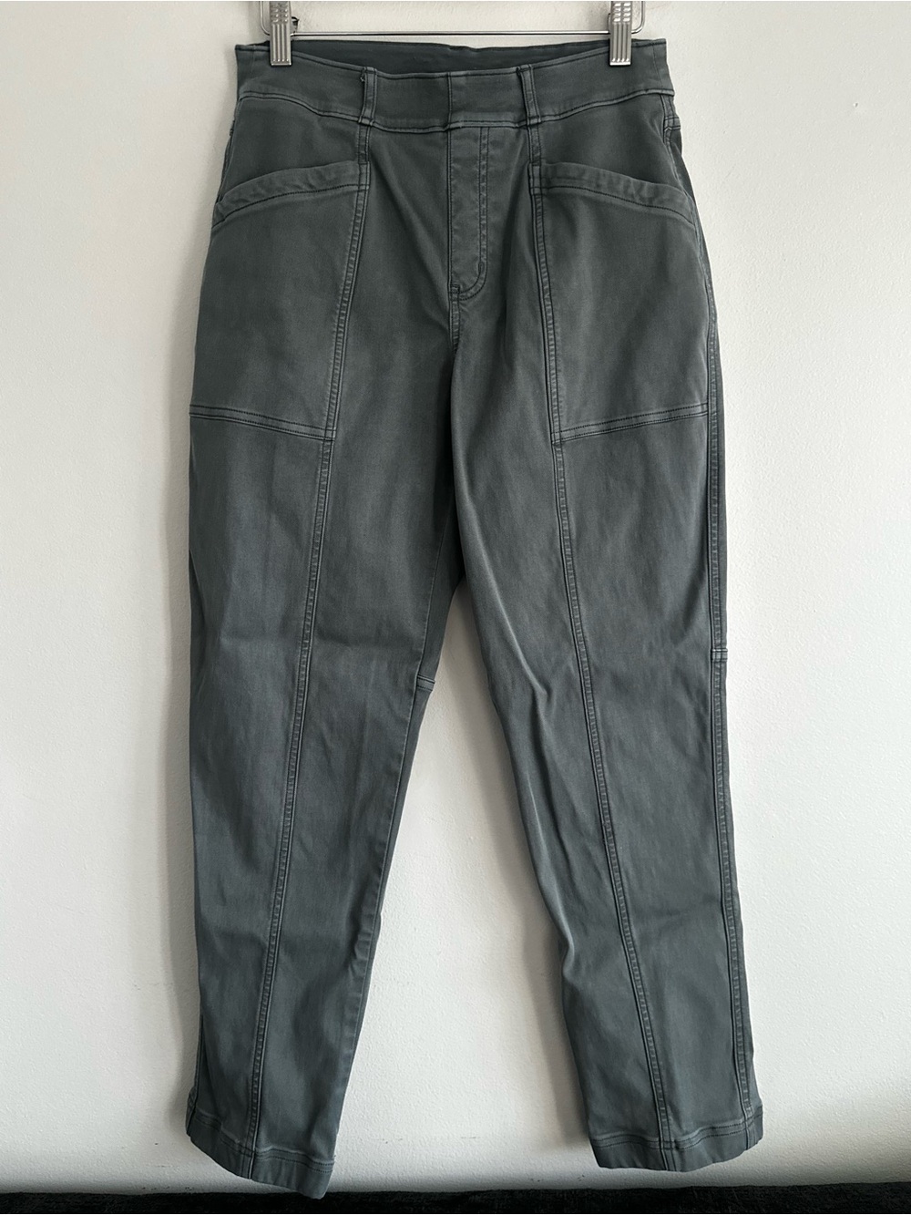 SPANX Leggings Green/Gray Utility Chinos Medium